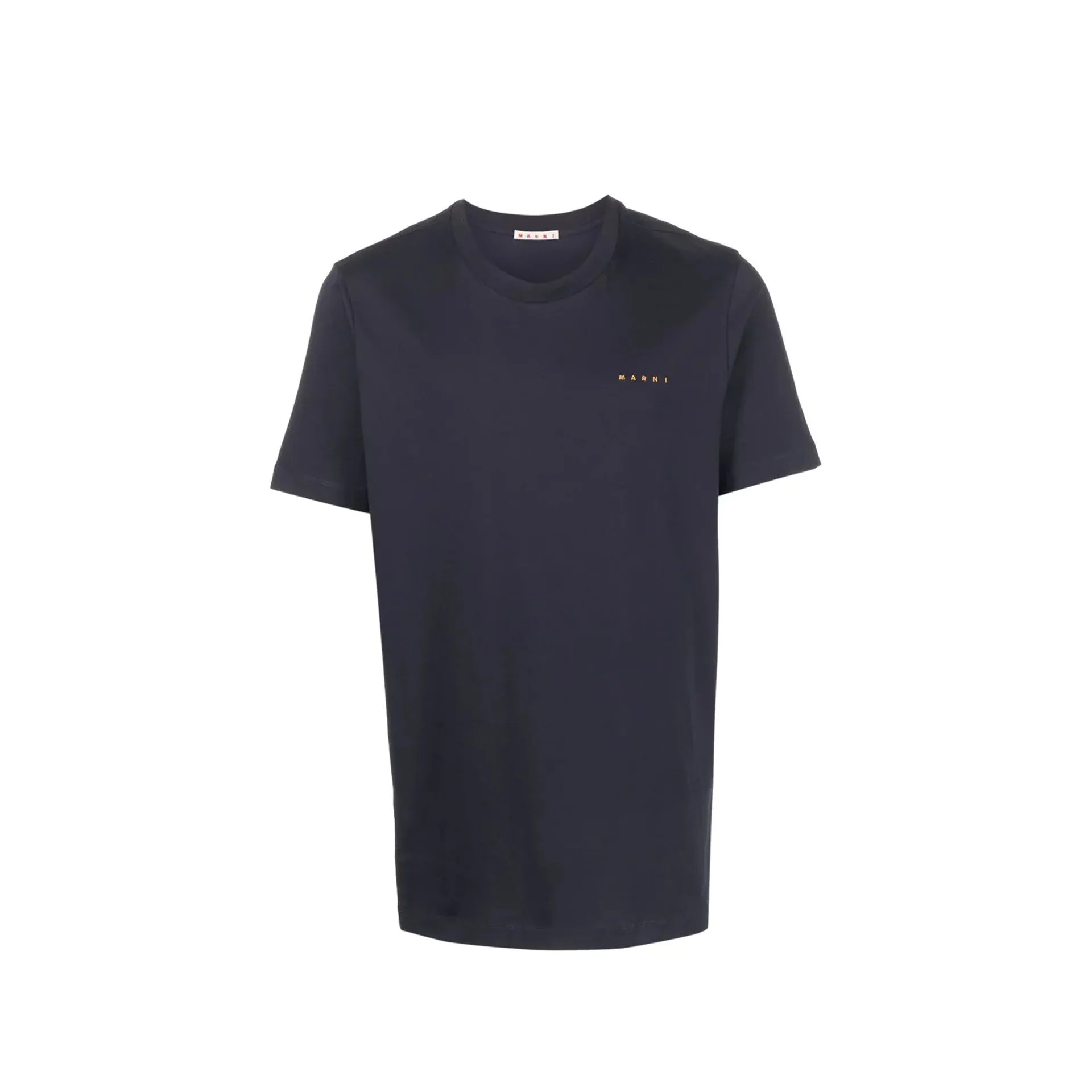 Marni Cotton Logo T-Shirt-Black-MEN sold by Siebentaschen
