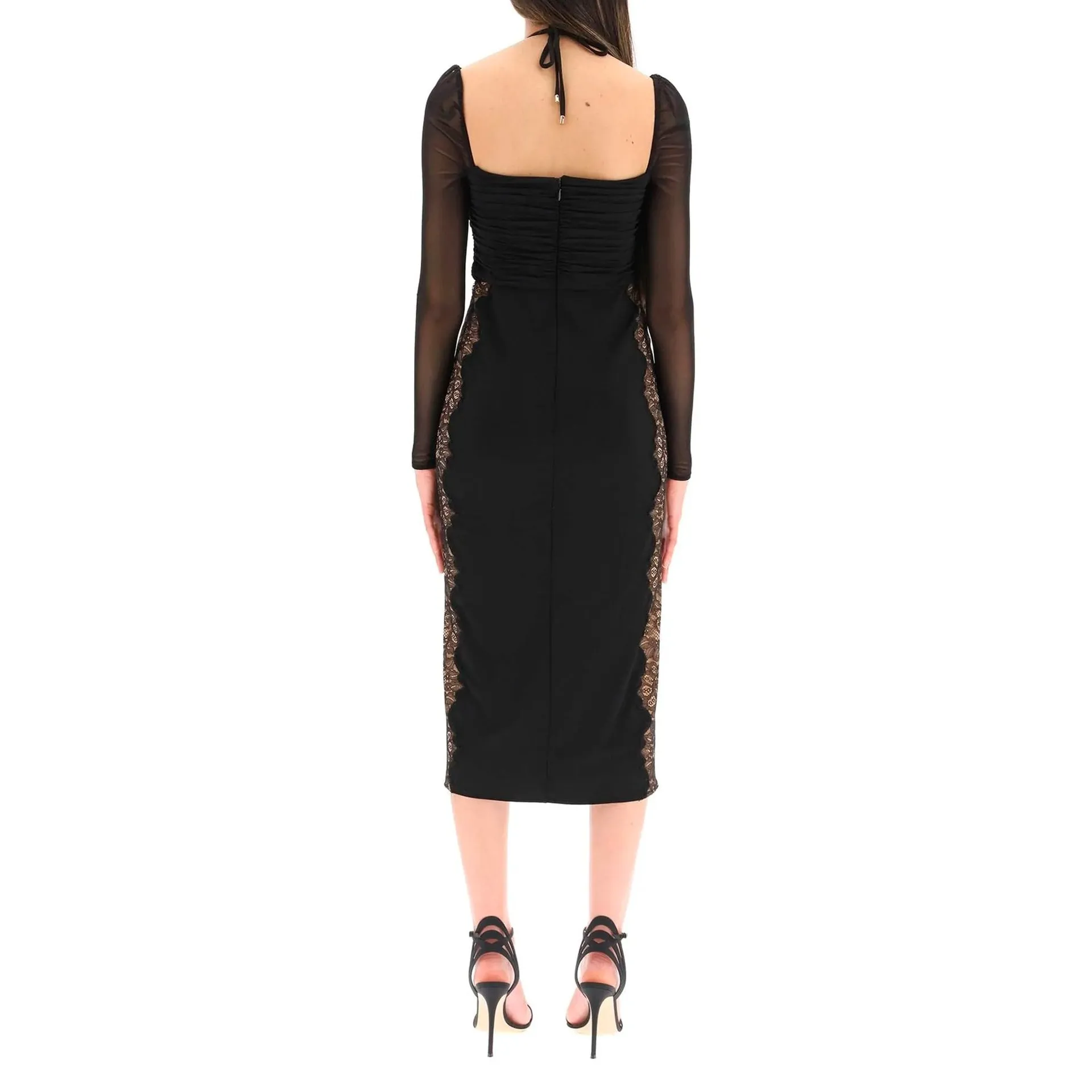 Self-Portrait Lace Trim Dress-Black-WOMEN sold by Siebentaschen product image thumbnail 3