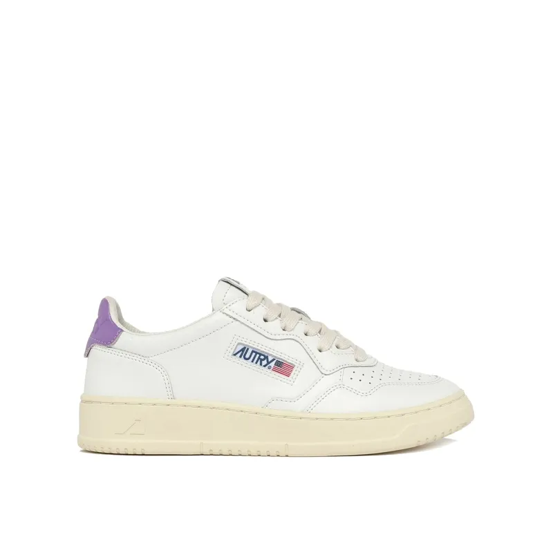 Autry Medalist leather sneakers-White-WOMEN made by Autry