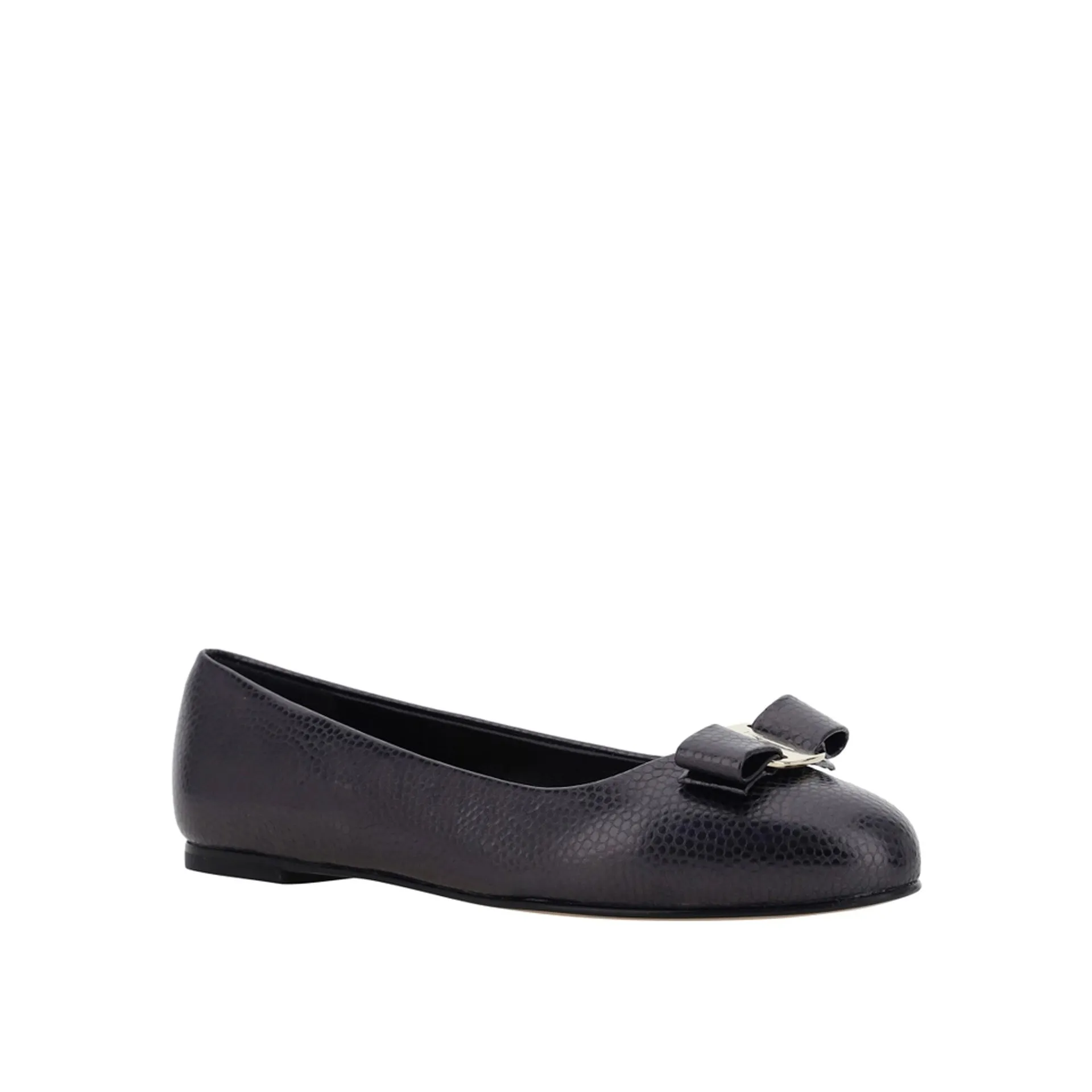 Salvatore Ferragamo Varina Ballerina Flats-Black-WOMEN sold by Siebentaschen product image thumbnail 2