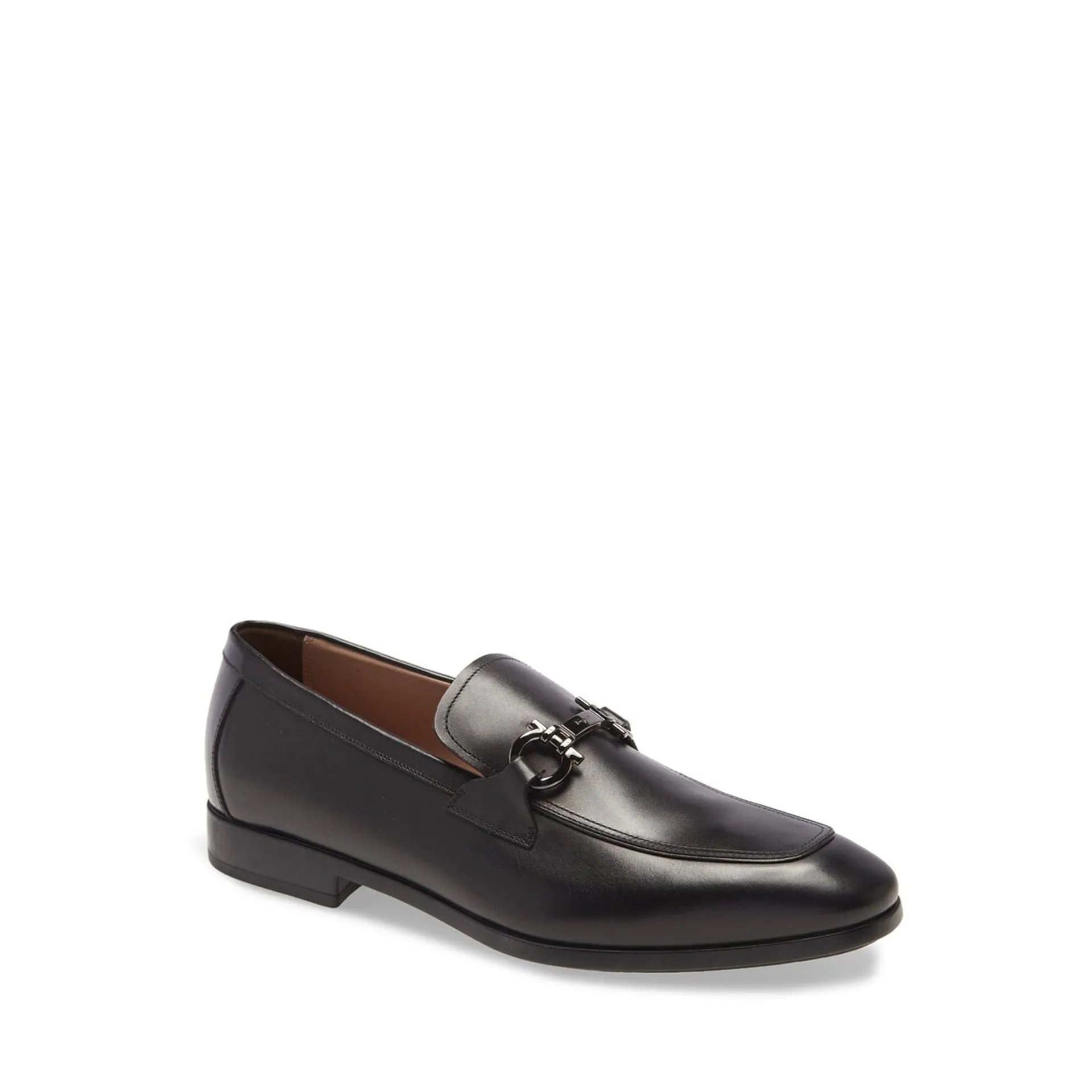 Salvatore Ferragamo Ree Leather Loafers-Black-MEN sold by Siebentaschen product image thumbnail 2