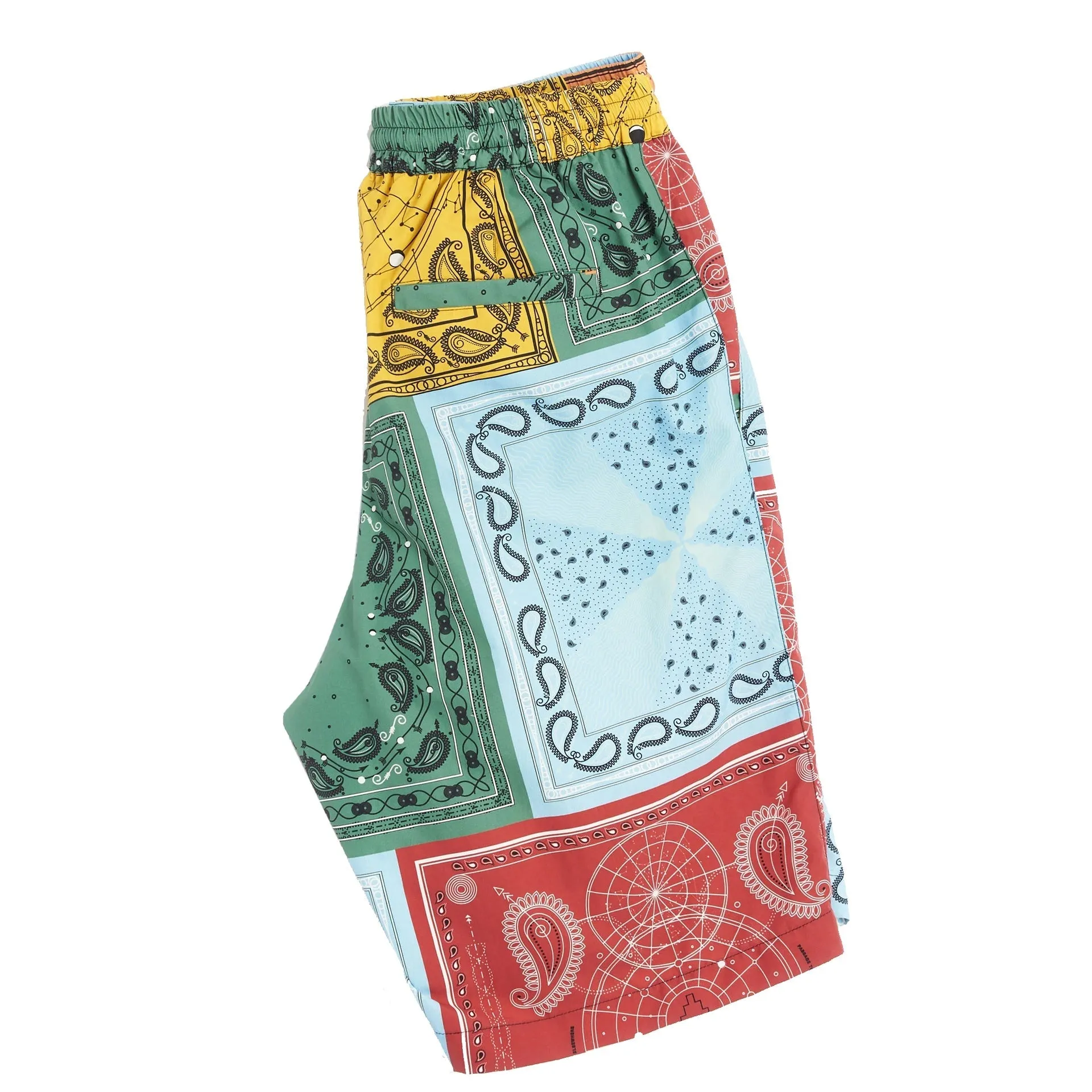 Marcelo Burlon All Over Bandana Shorts-Yellow-MEN sold by Siebentaschen product image thumbnail 3