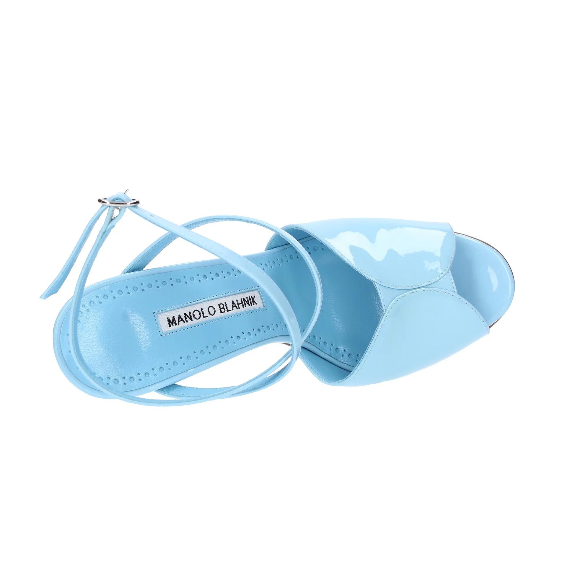 Manolo Blahnik Hourani 105 Sandals-Blue-WOMEN sold by Siebentaschen product image thumbnail 4
