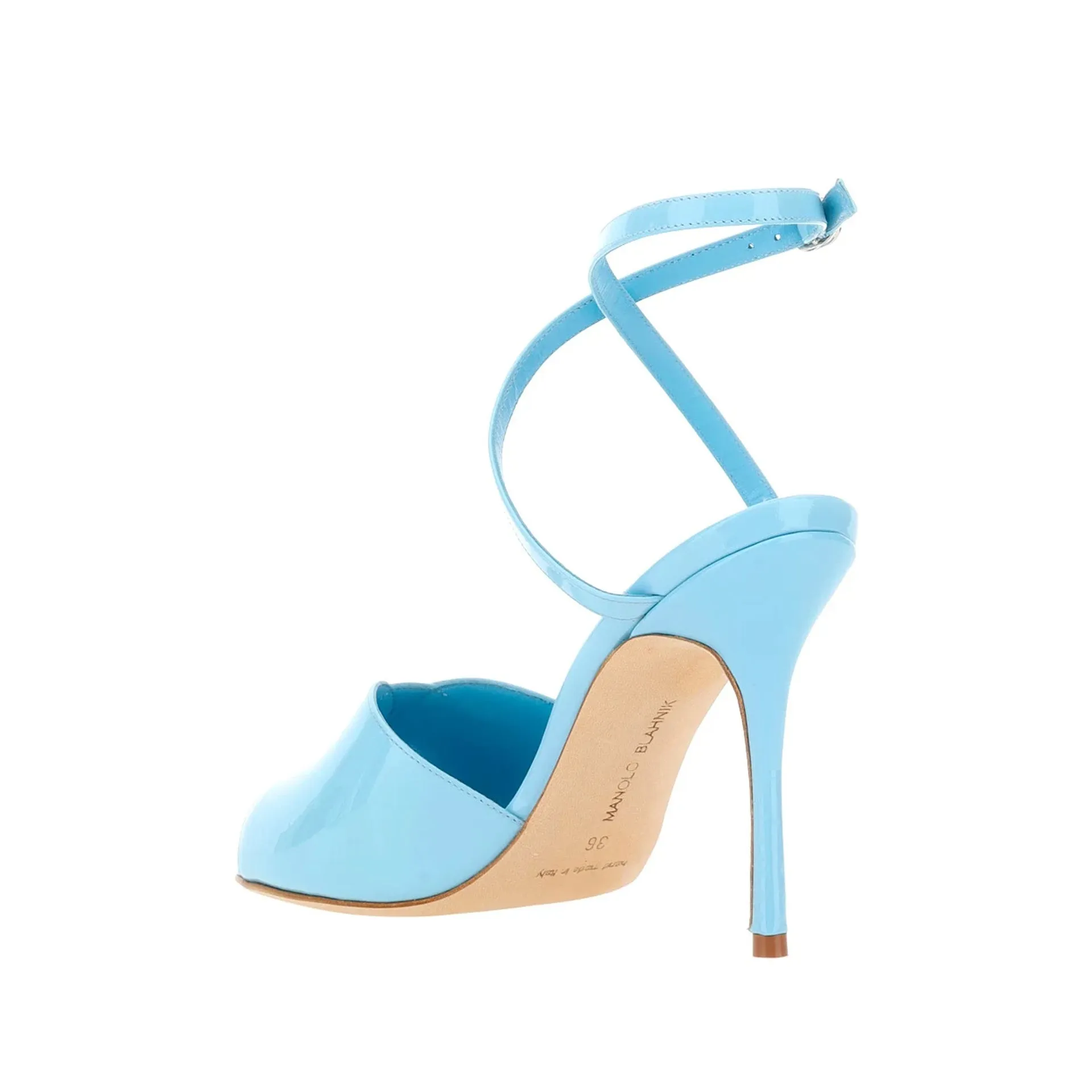 Manolo Blahnik Hourani 105 Sandals-Blue-WOMEN sold by Siebentaschen product image thumbnail 3