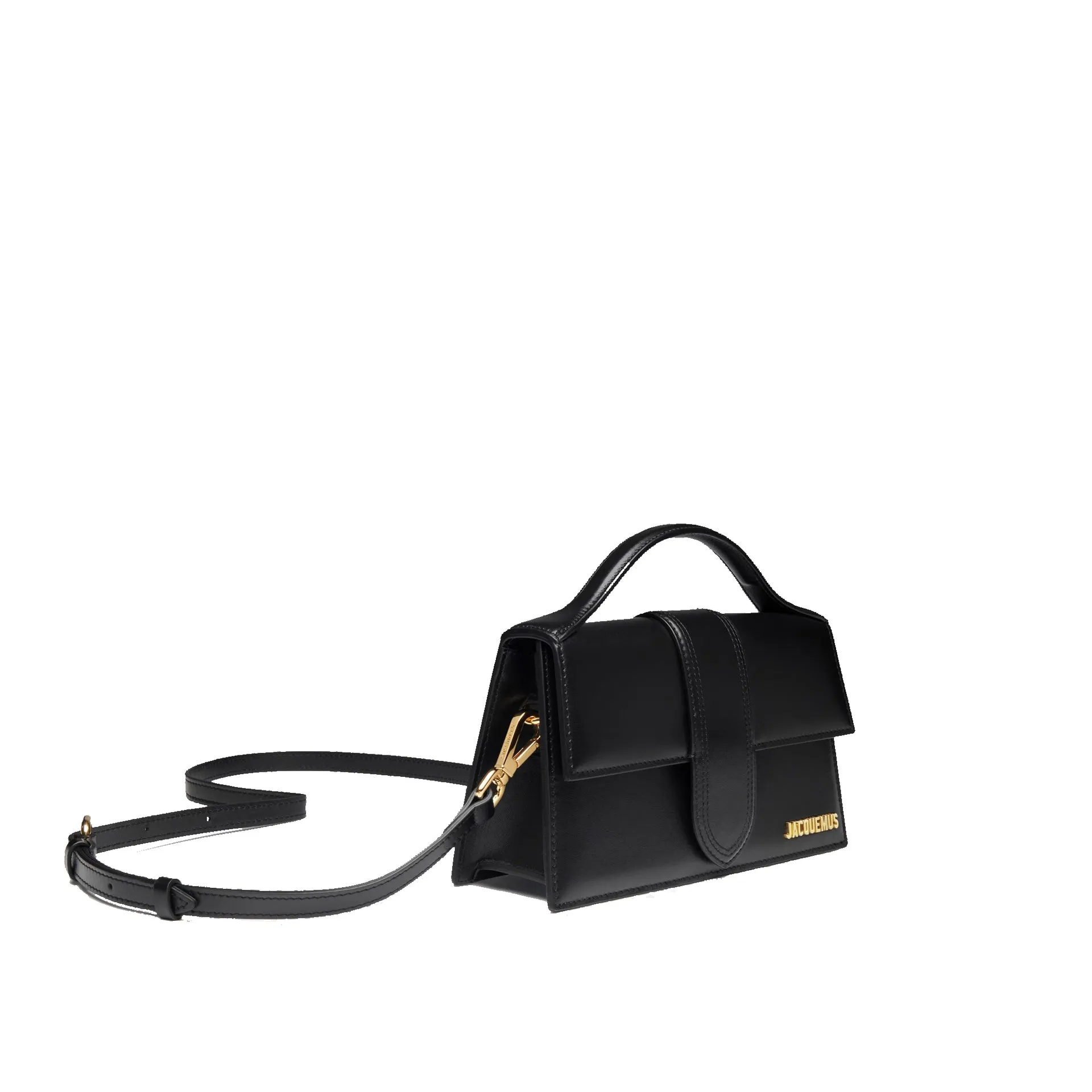 Jacquemus Le Grand Bambino Bag - Gold Logo-Black-WOMEN sold by Siebentaschen product image thumbnail 2