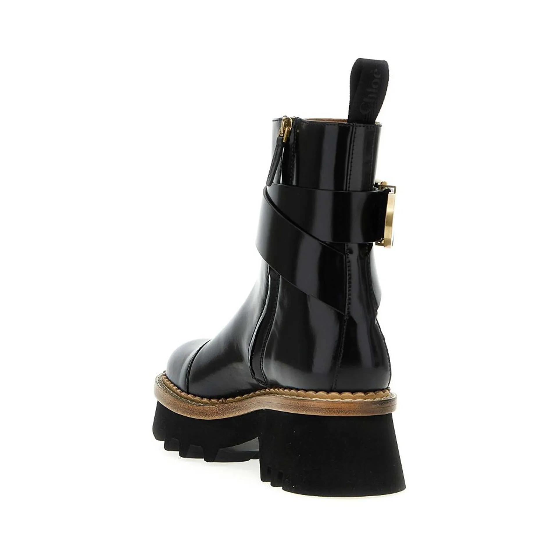 Chloé Owena Leather Boots-Black-WOMEN sold by Siebentaschen product image thumbnail 3