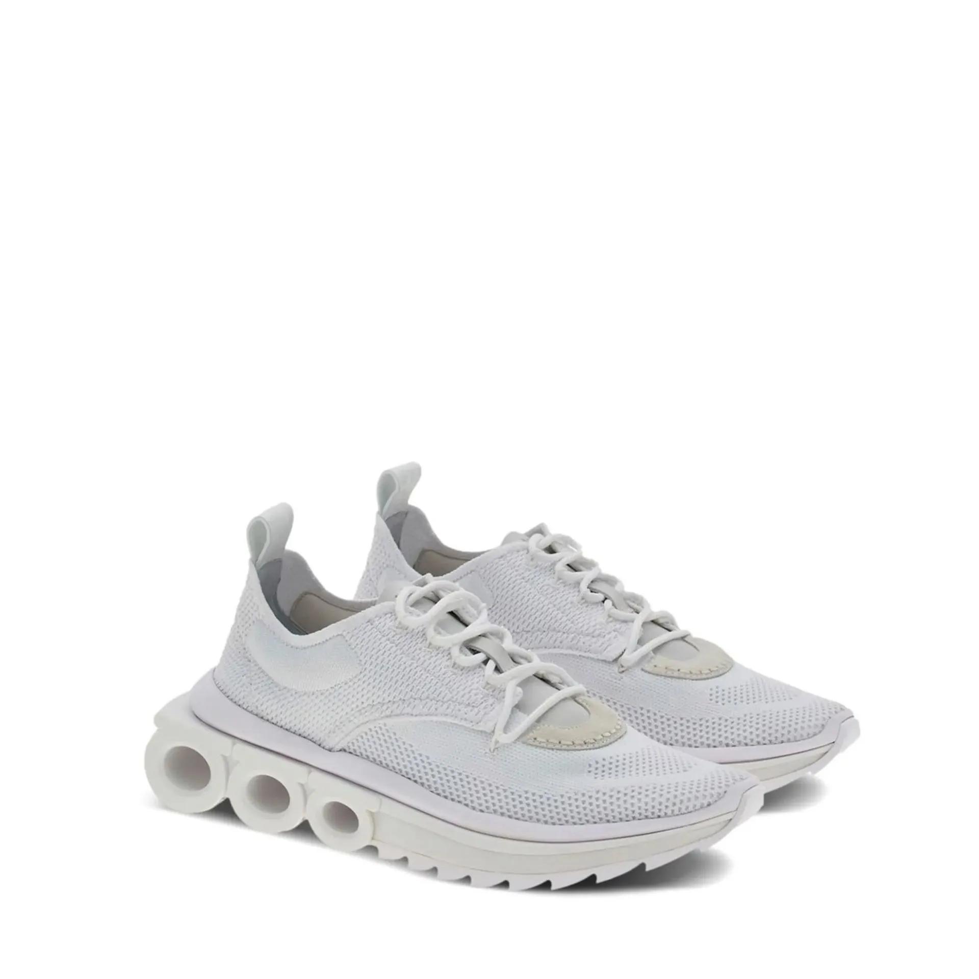 Salvatore Ferragamo Gancini Sole Sneakers-White-MEN sold by Siebentaschen product image thumbnail 2
