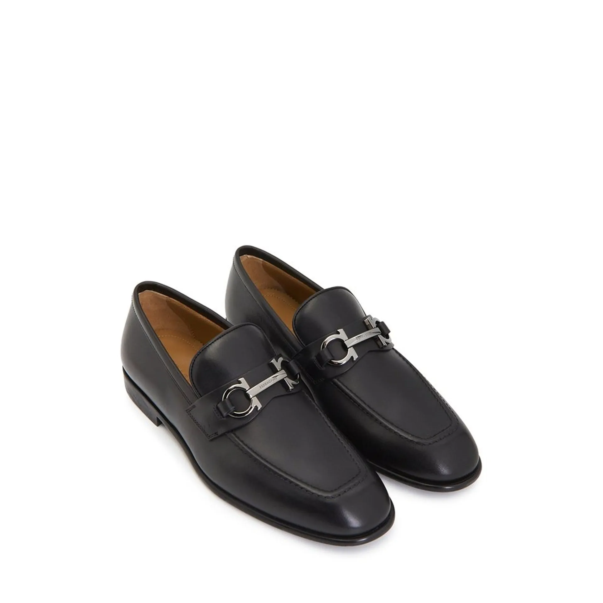 Salvatore Ferragamo Foster Leaher Loafers-Black-MEN sold by Siebentaschen product image thumbnail 2