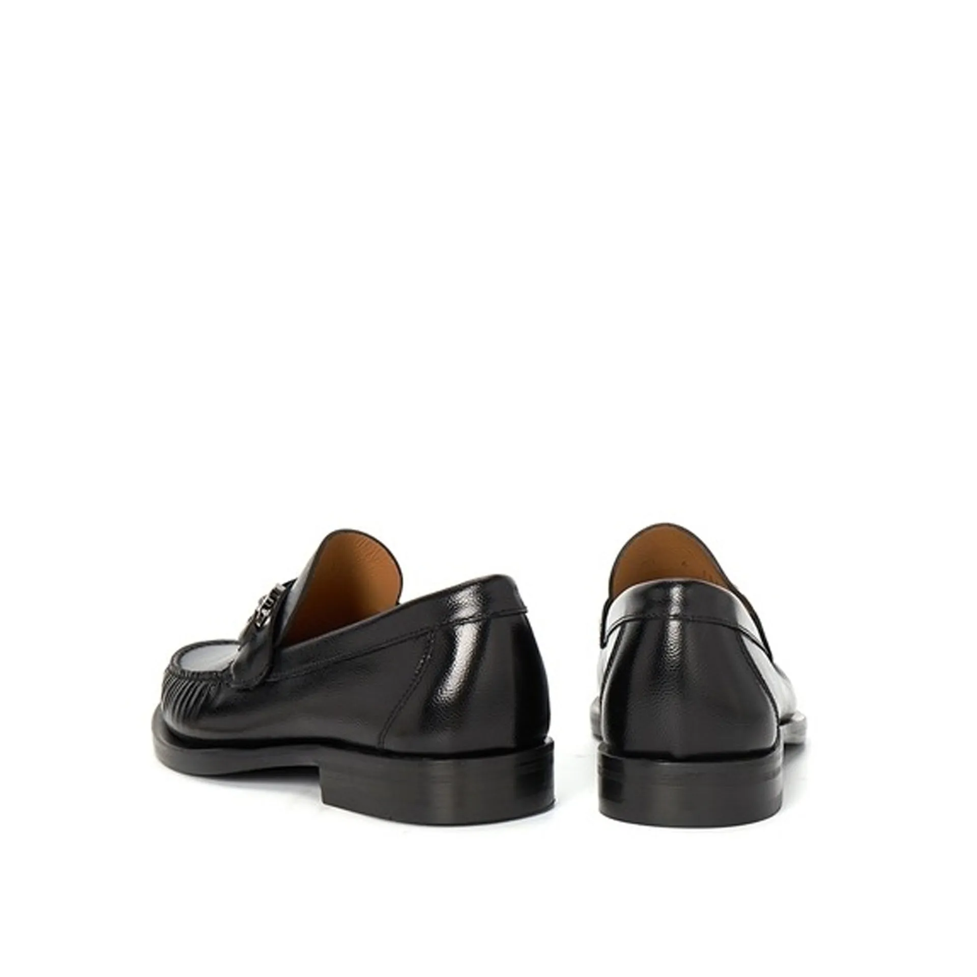 Salvatore Ferragamo Fort Leather Loafers-Black-MEN sold by Siebentaschen product image thumbnail 3