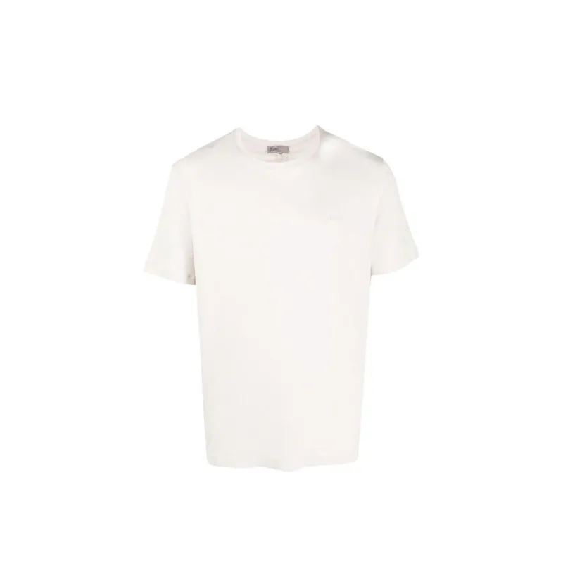 HERNO Cotton T-shirt-Beige-MEN made by Herno