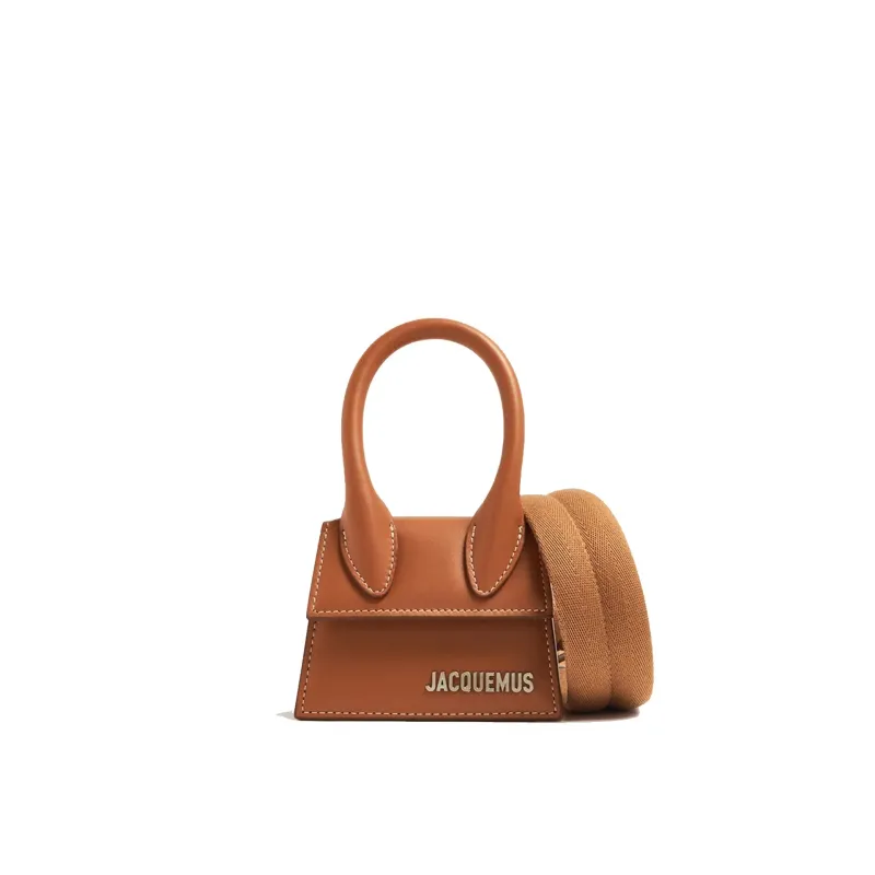 Jacquemus Le Chiquito Homme Bag-Brown-WOMEN sold by Siebentaschen
