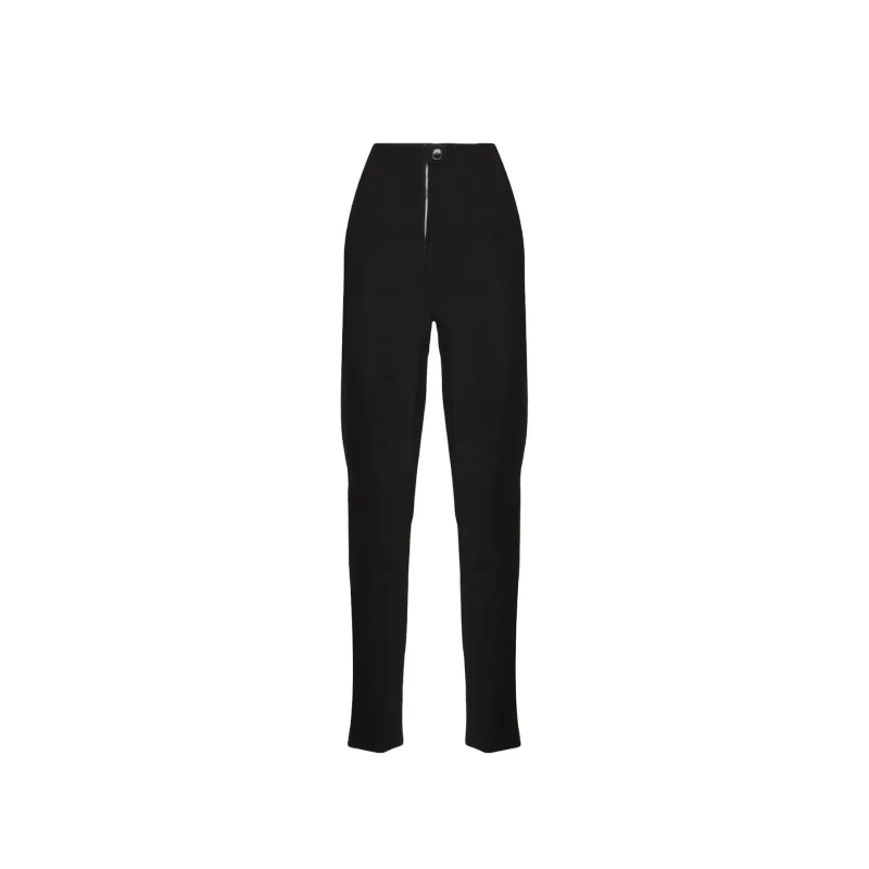 Alaia Blend Wool Leggins-Black-WOMEN sold by Siebentaschen
