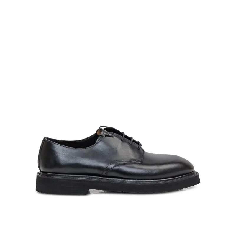 Premiata Lace-Up Derbies-Black-MEN made by Siebentaschen
