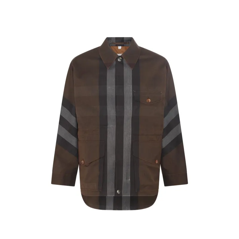 Burberry Parka Jacket-Brown-WOMEN sold by Siebentaschen