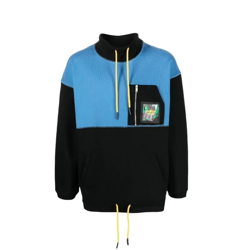 Ambush Hooded Sweatshirt-Blue-MEN made by Siebentaschen