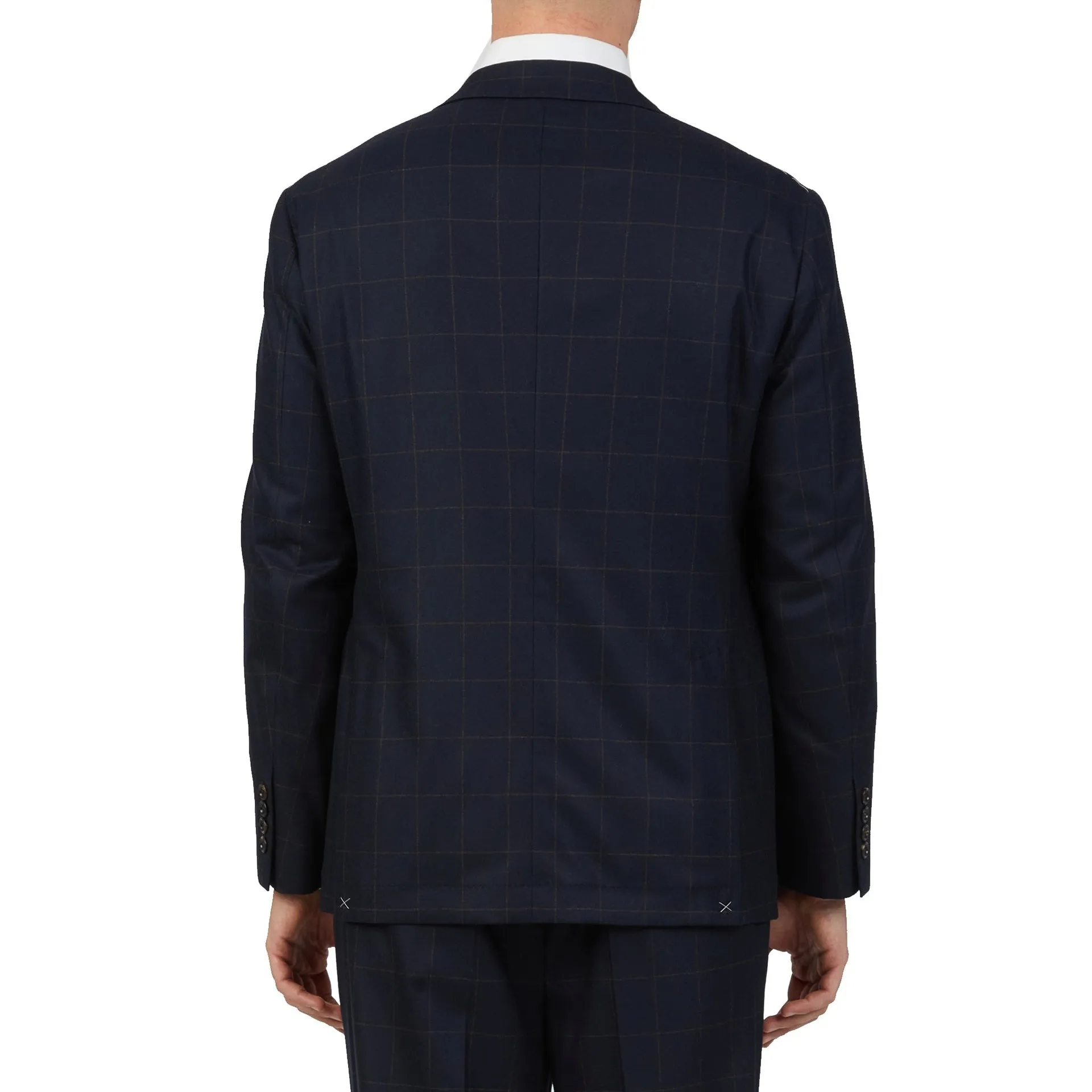 Brunello Cucinelli Wool Suit-Blue-MEN sold by Siebentaschen product image thumbnail 4