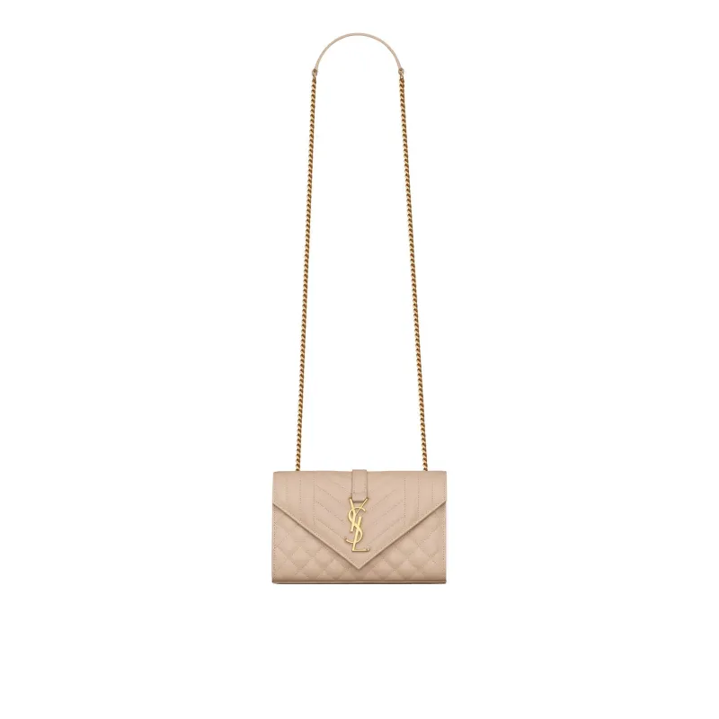 Saint Laurent Envelope Small Bag-Beige-WOMEN made by Yves Saint Laurent