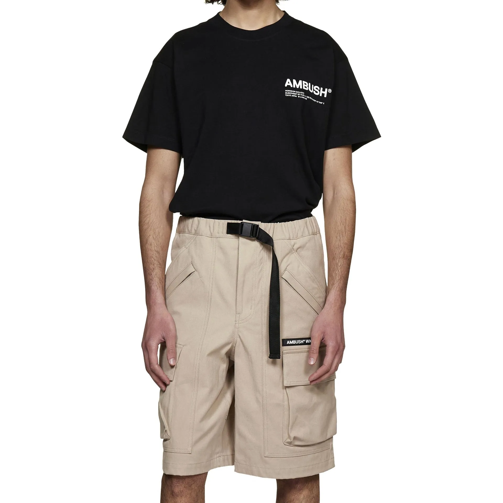 Ambush Cotton Bermuda Shorts-Beige-MEN sold by Siebentaschen product image thumbnail 2