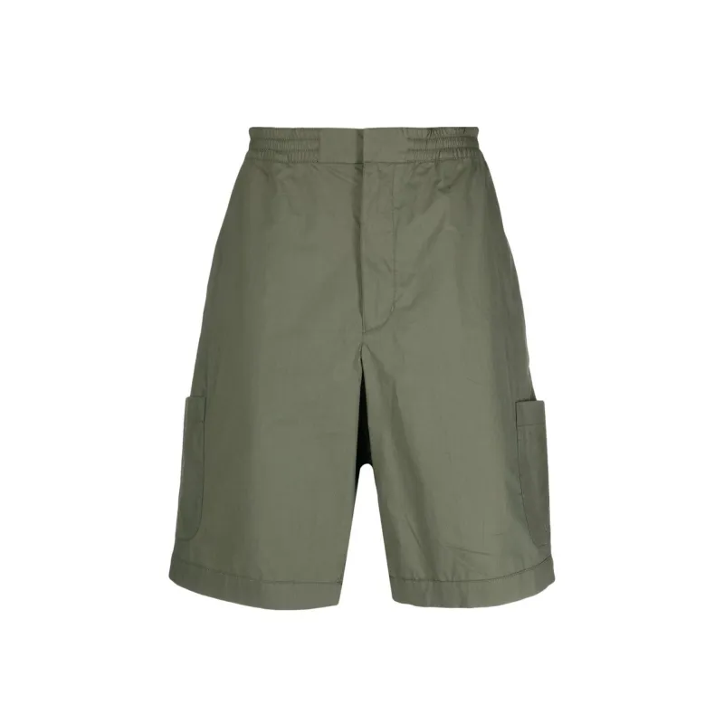 Ambush Cotton Bermuda-Green-MEN sold by Siebentaschen
