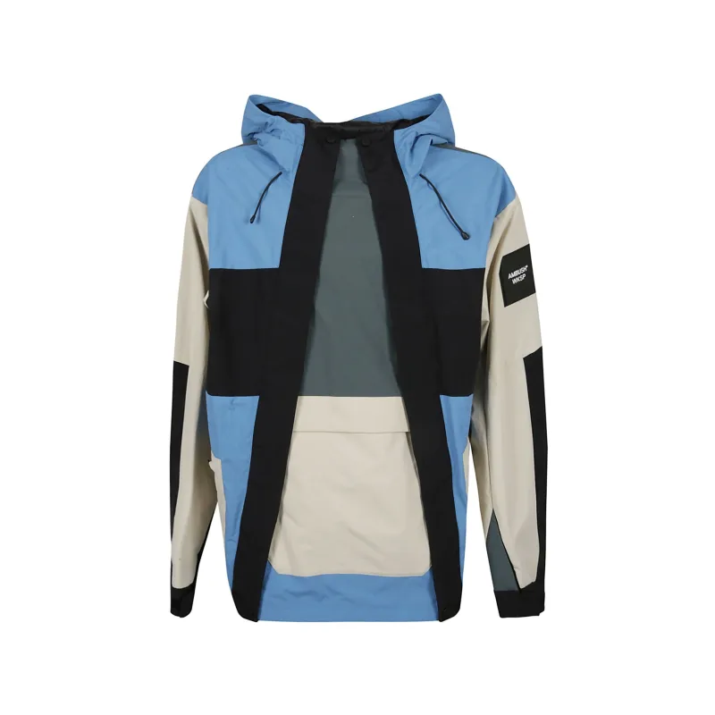 Ambush Colour-Block Jacket-Blue-MEN sold by Siebentaschen