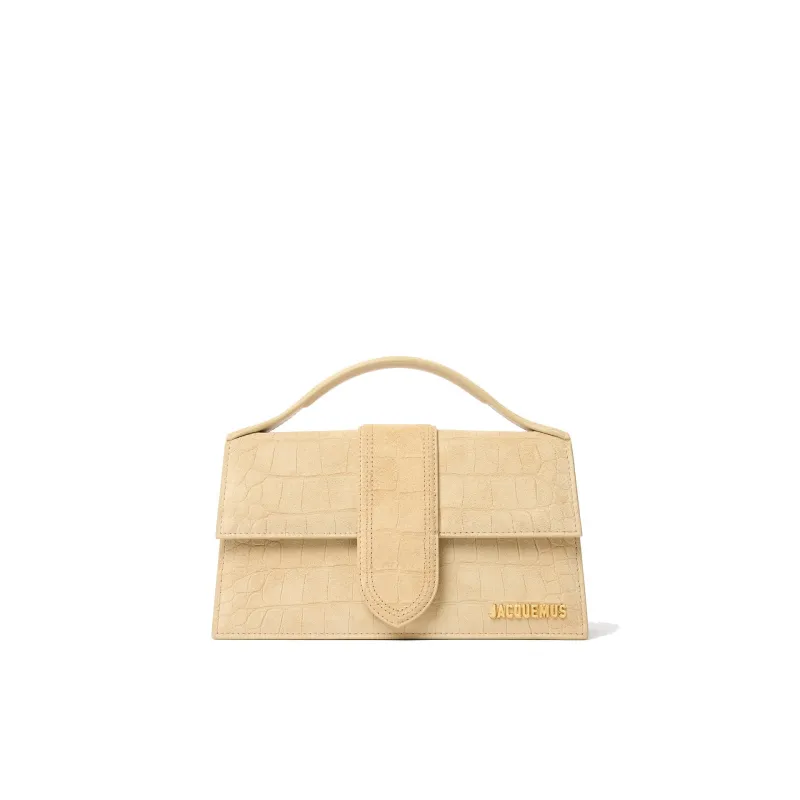 Jacquemus Le Grand Bambino Shoulder Bag-Beige-WOMEN sold by Siebentaschen