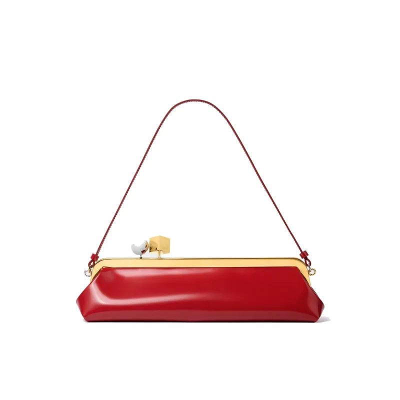 Jacquemus The Salon Long Clutch Bag-Red-WOMEN sold by Siebentaschen