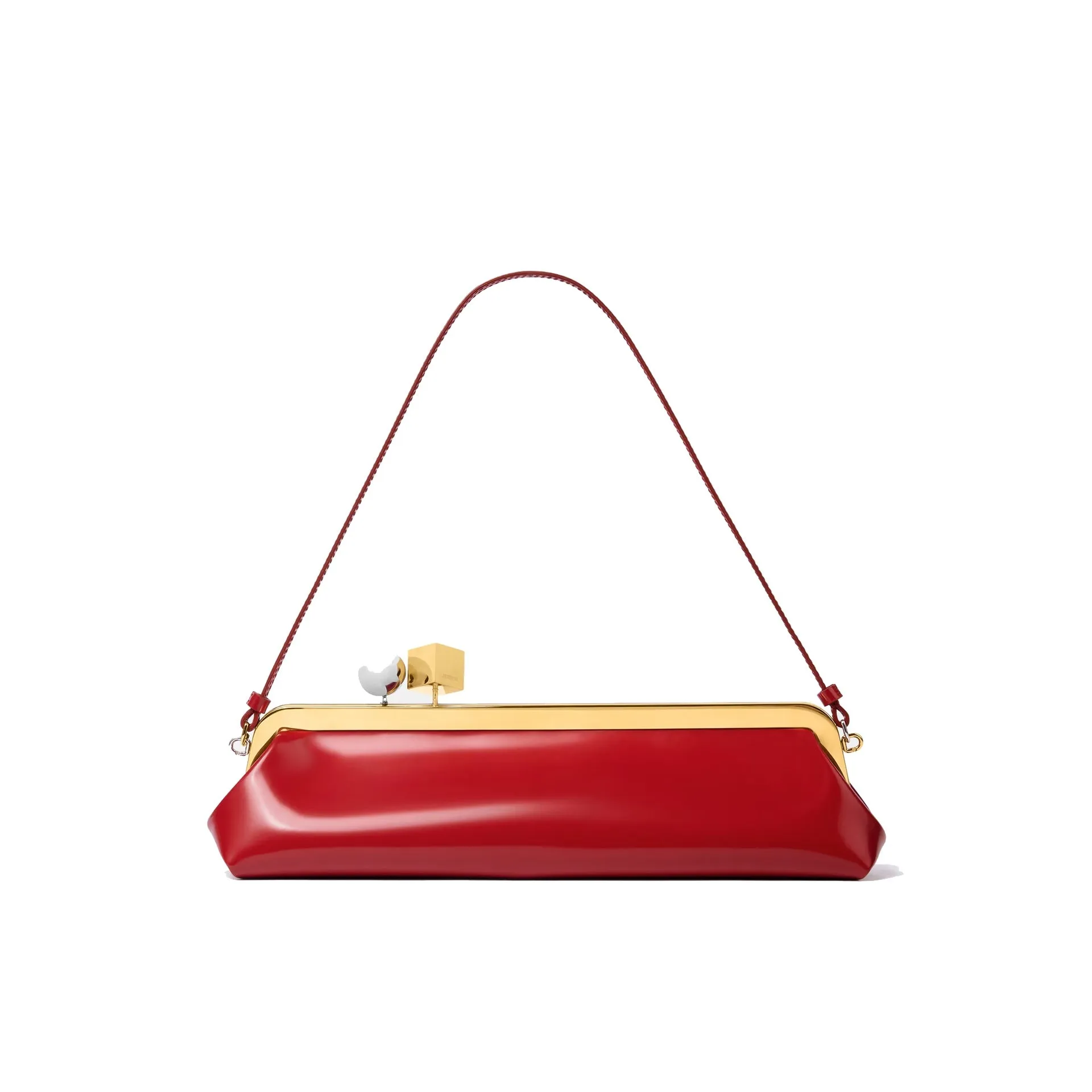 Jacquemus The Salon Long Clutch Bag-Red-WOMEN sold by Siebentaschen
