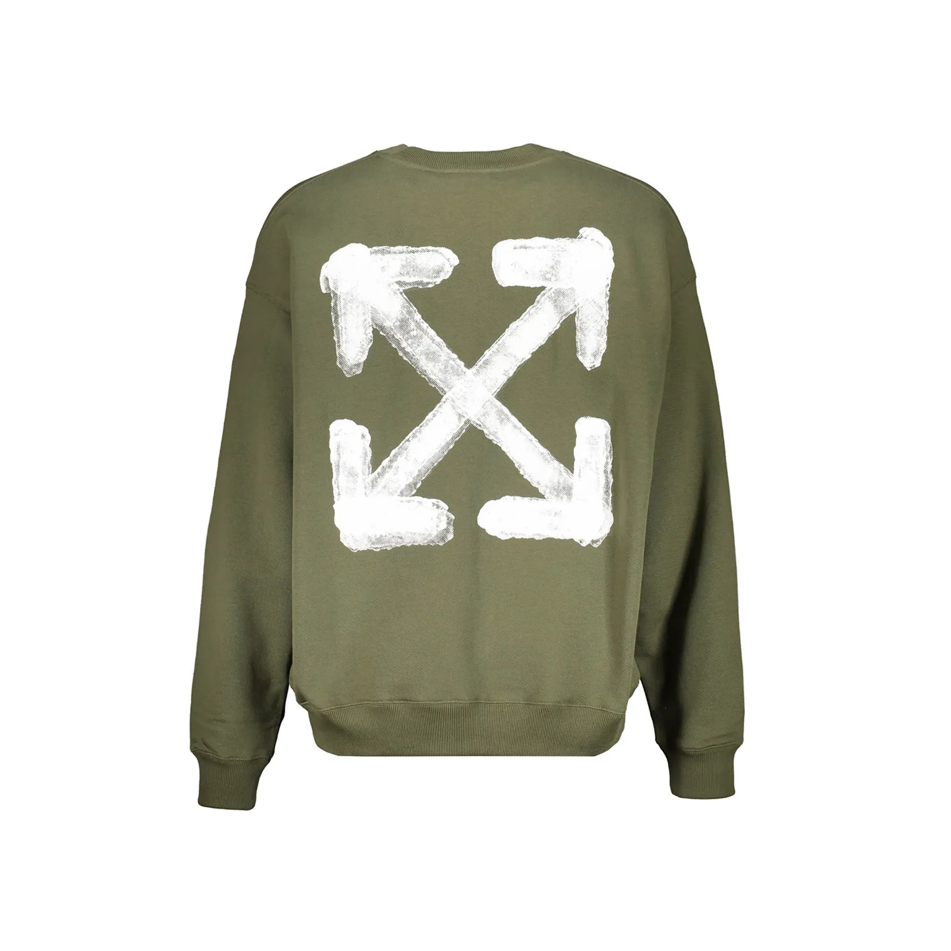 Off-White Logo sweatshirt-Green-MEN sold by Siebentaschen product image thumbnail 2