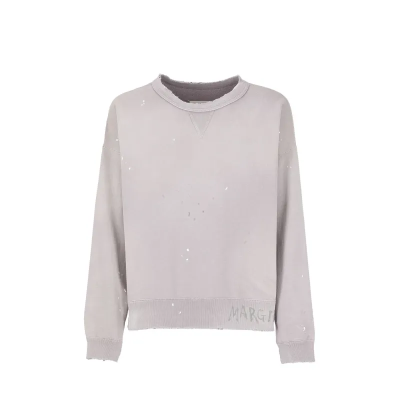 Maison Margiela Cotton Sweatshirt-Lilac-MEN made by Maison Margiela