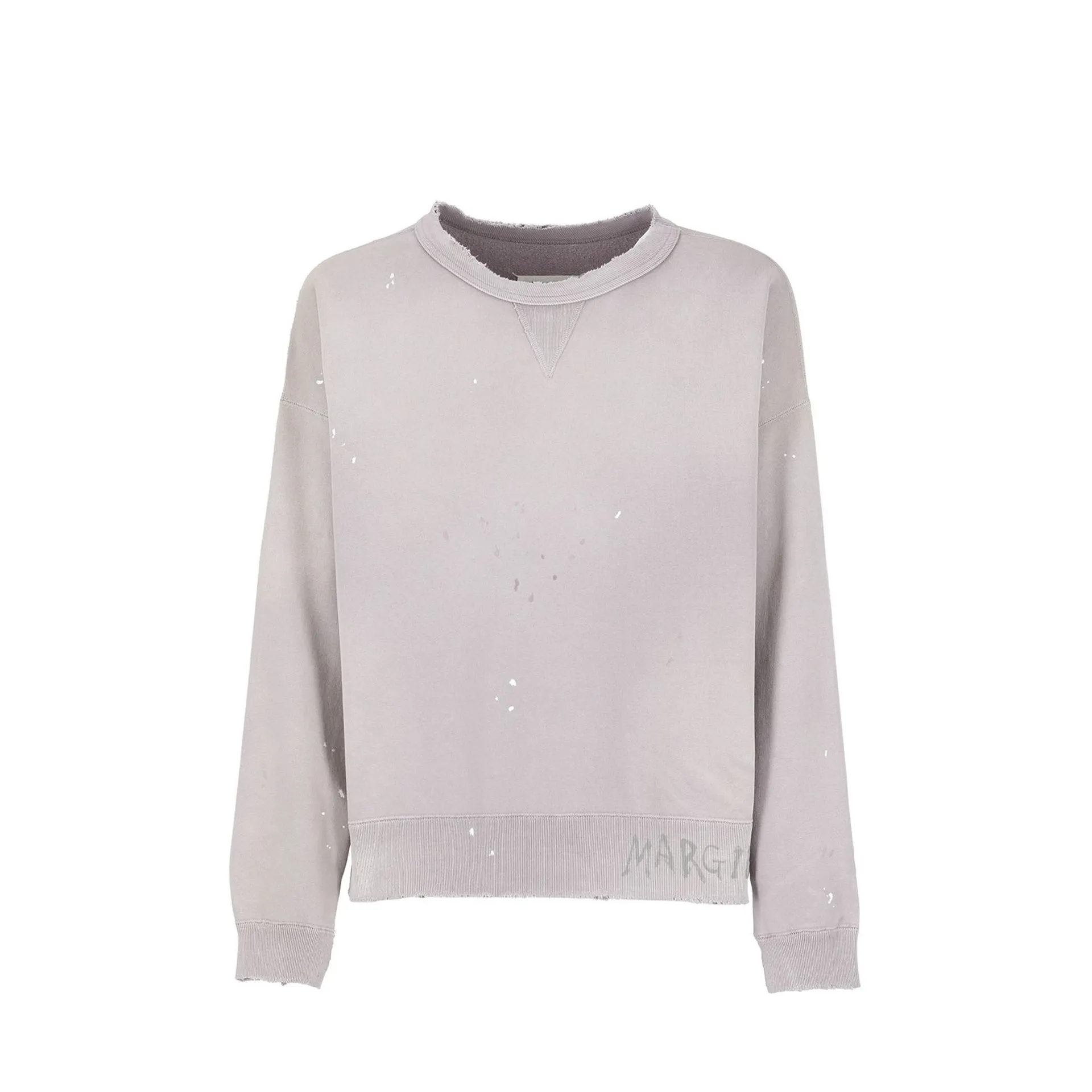 Maison Margiela Cotton Sweatshirt-Lilac-MEN sold by Siebentaschen