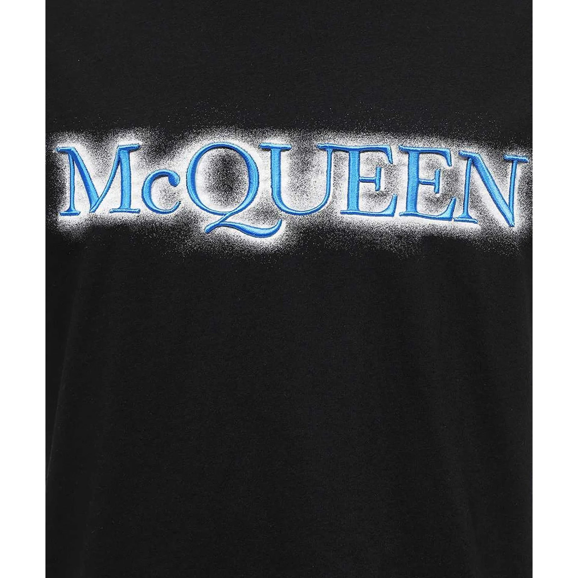 Alexander McQueen Logo T-Shirt-Black-MEN sold by Siebentaschen product image thumbnail 3