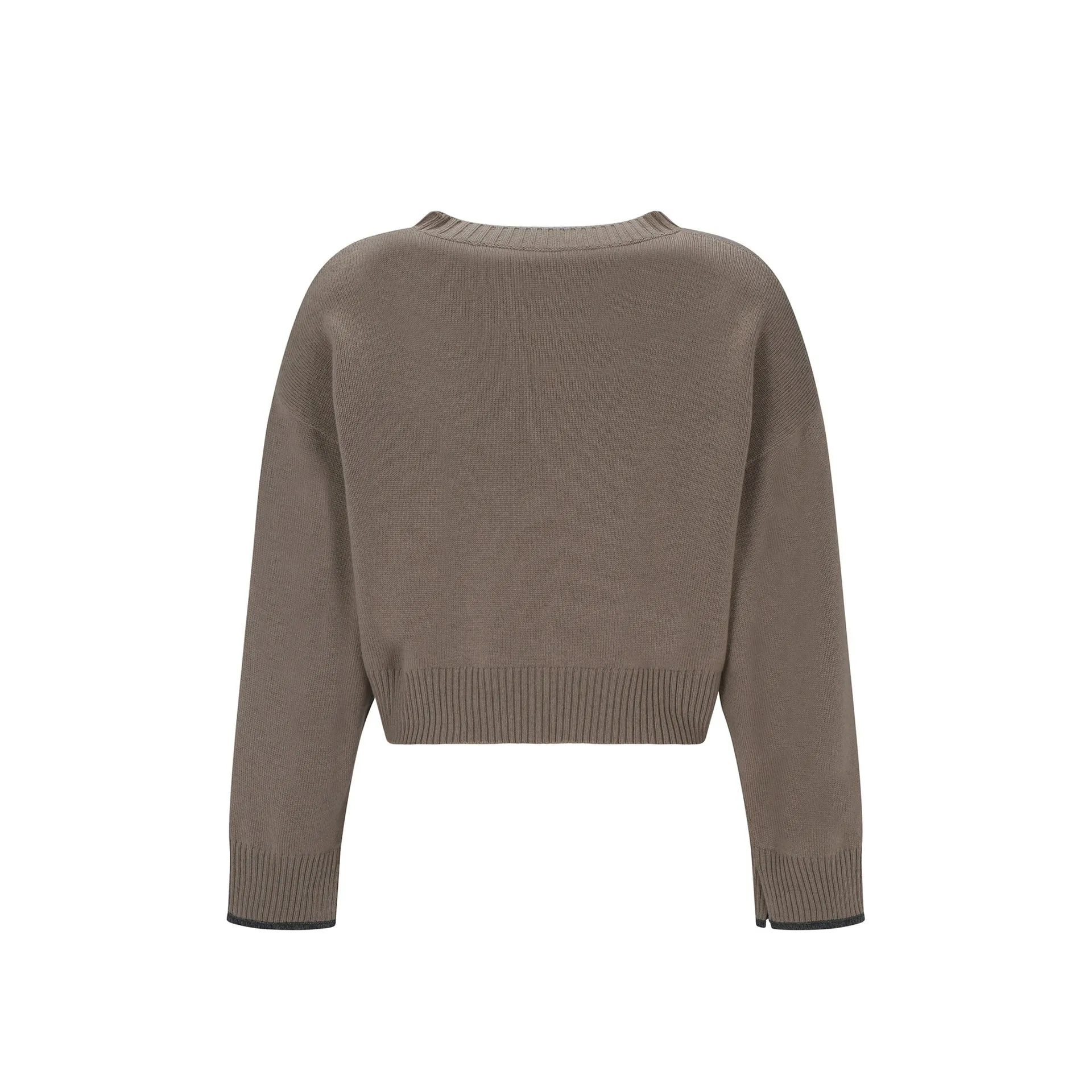 Brunello Cucinelli Cashmere Sweater-Beige-WOMEN sold by Siebentaschen product image thumbnail 2