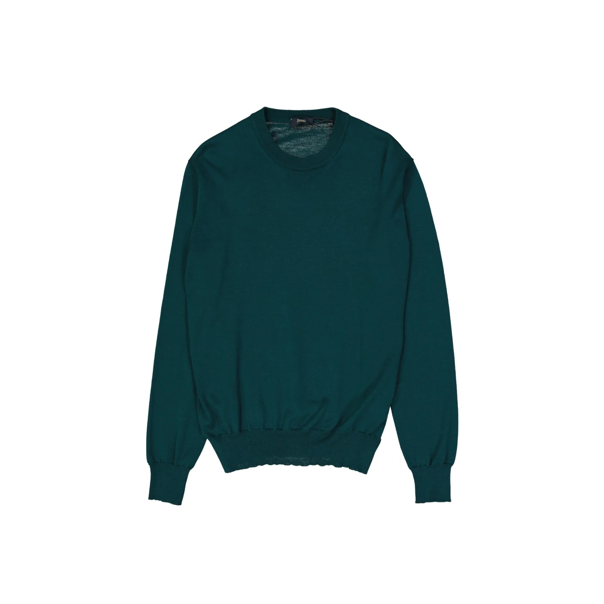Herno Wool Pullover-Green-MEN sold by Siebentaschen