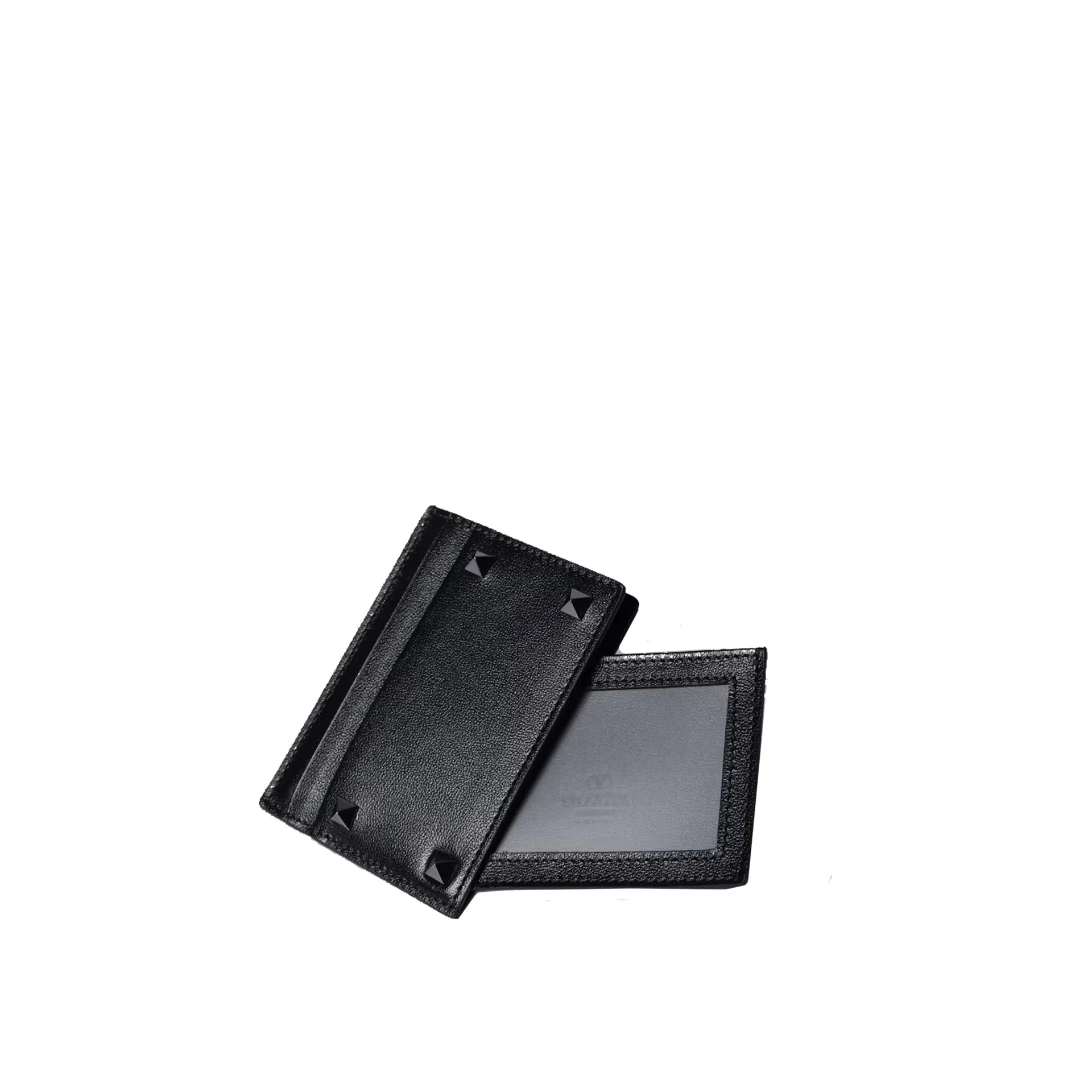 Valentino Garavani Rockstud Card Holder-Black-MEN sold by Siebentaschen product image thumbnail 3