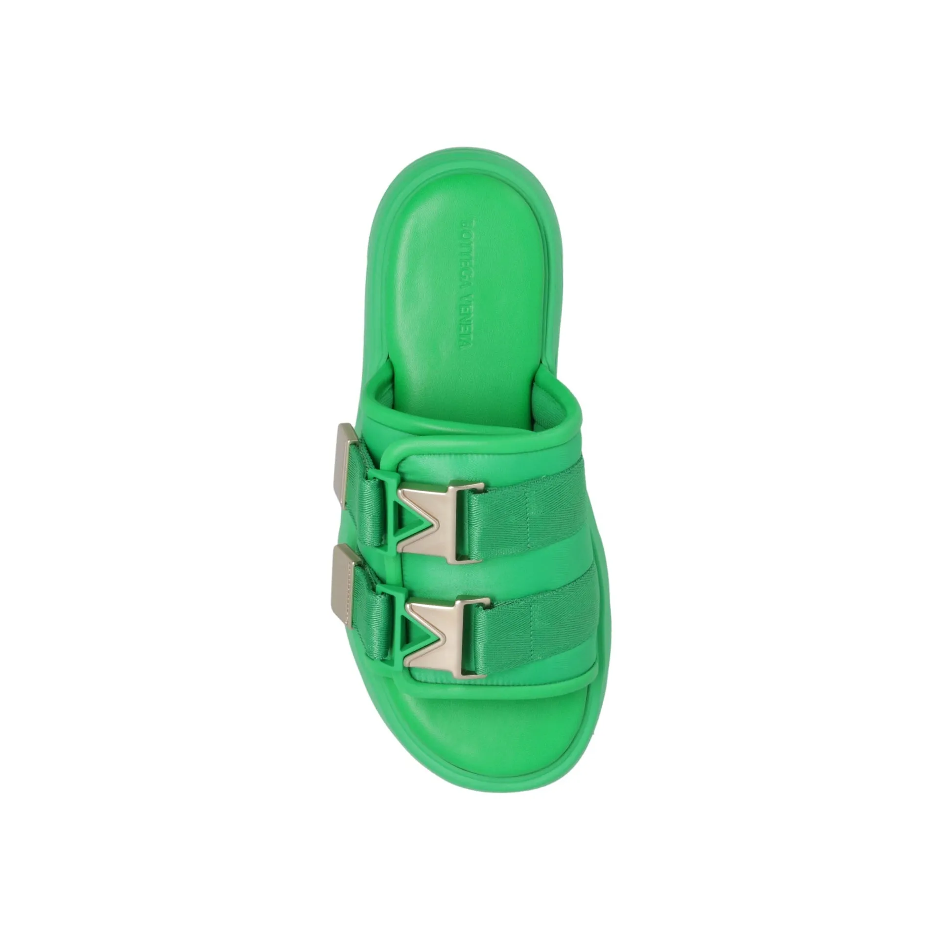 Bottega Veneta Flash Slides-Green-WOMEN sold by Siebentaschen product image thumbnail 4