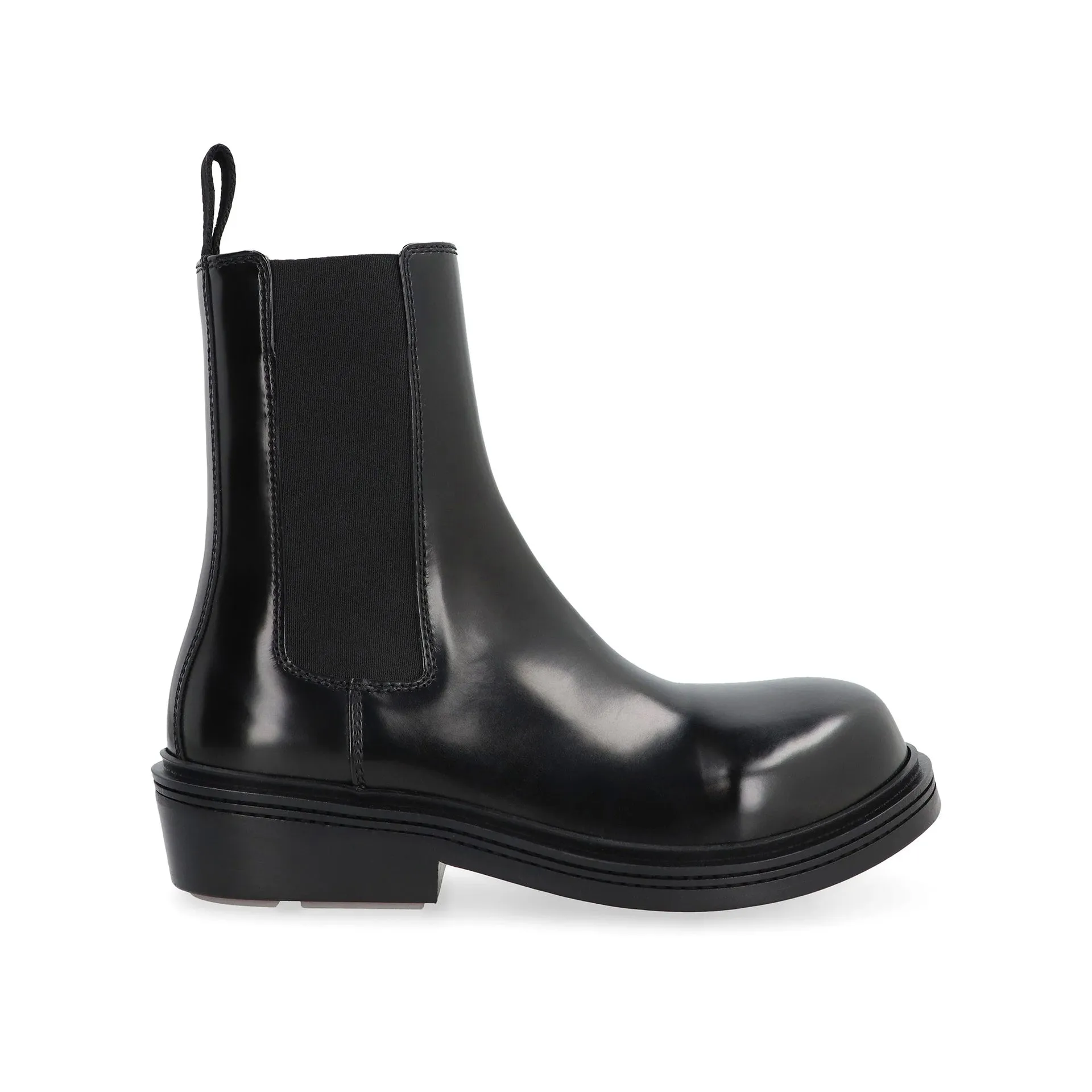 Bottega Veneta Fireman Ankle Boots-Black-WOMEN sold by Siebentaschen