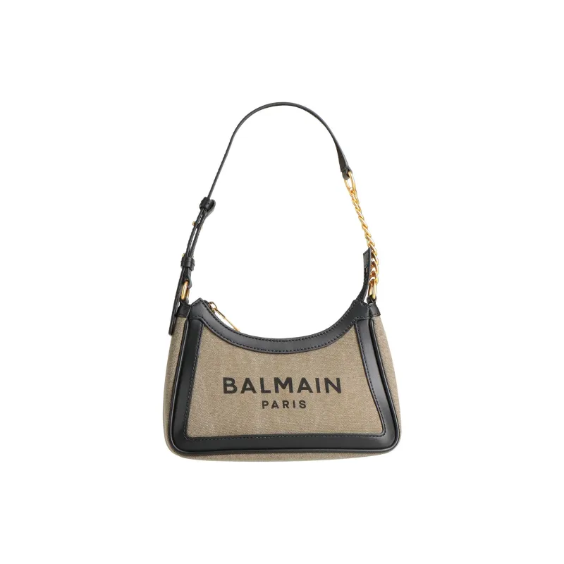 BALMAIN B-army shoulder bag-Green-WOMEN sold by Siebentaschen