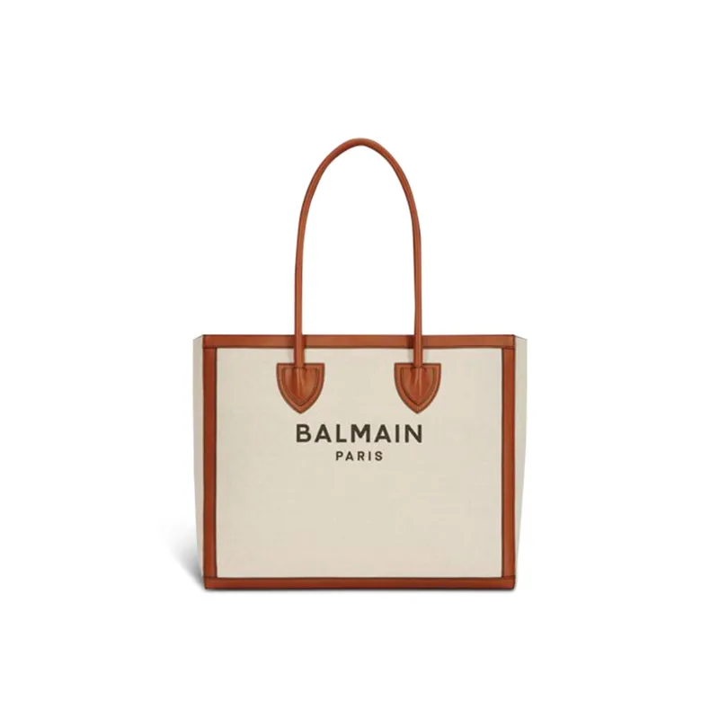 BALMAIN Army 42 shopper bag-Beige-WOMEN made by Balmain