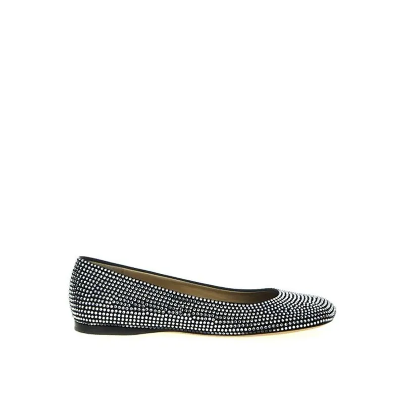 Loewe Toy Strass Ballerina Flats-Black-WOMEN made by Loewe