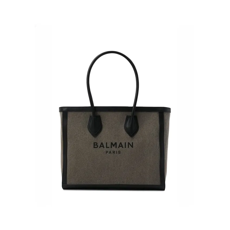 BALMAIN B-Army Shopper Bag-Green-WOMEN made by Balmain