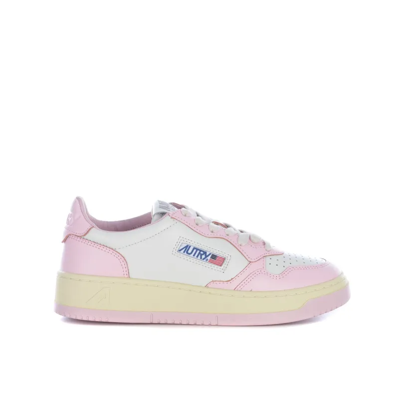 Autry Medalist Low Sneakers-Pink-WOMEN made by Autry
