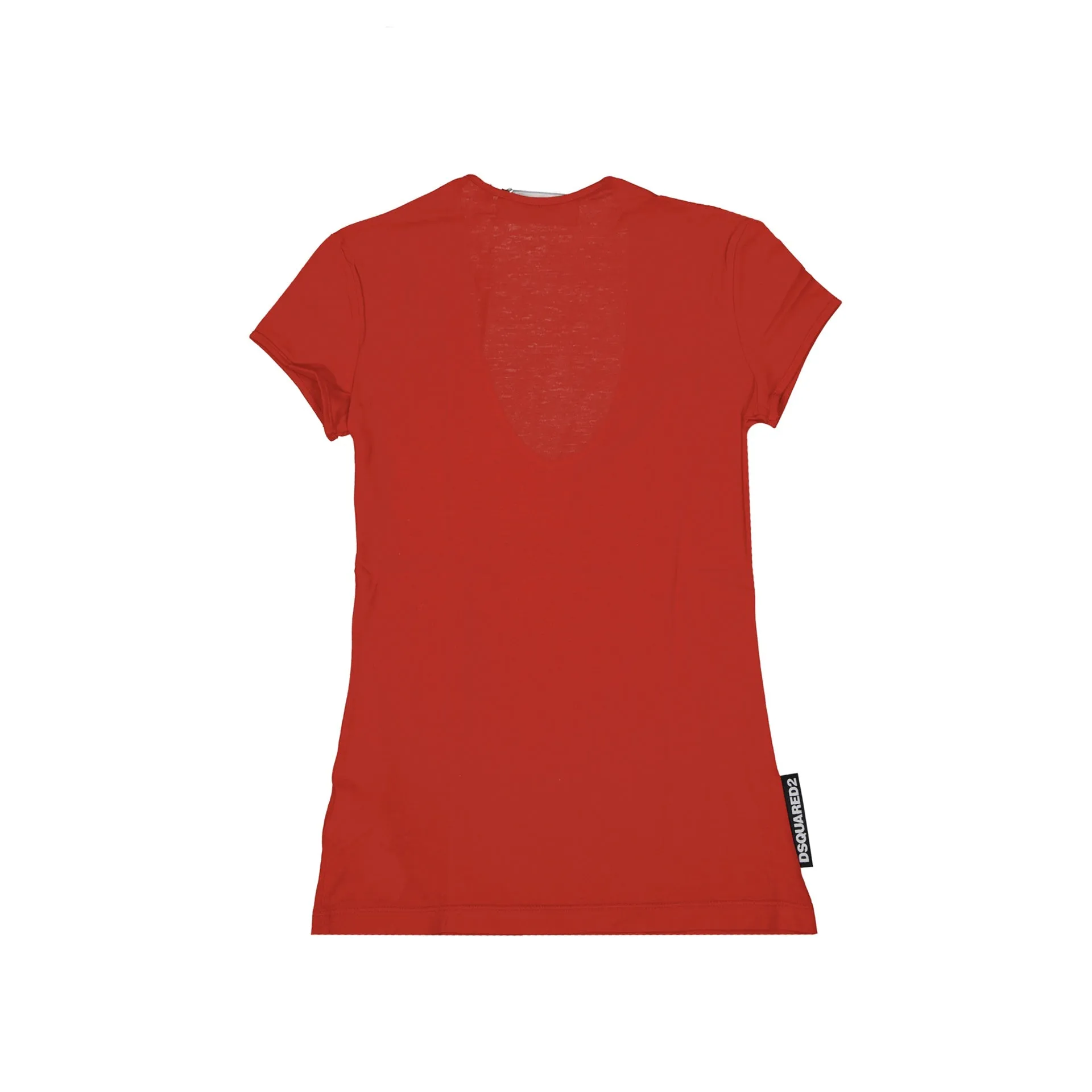 Dsquared2 Cotton Logo T-Shirt-Red-WOMEN sold by Siebentaschen product image thumbnail 2