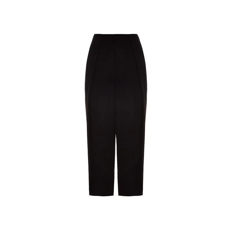 Balmain Viscose Pants-Black-WOMEN sold by Siebentaschen