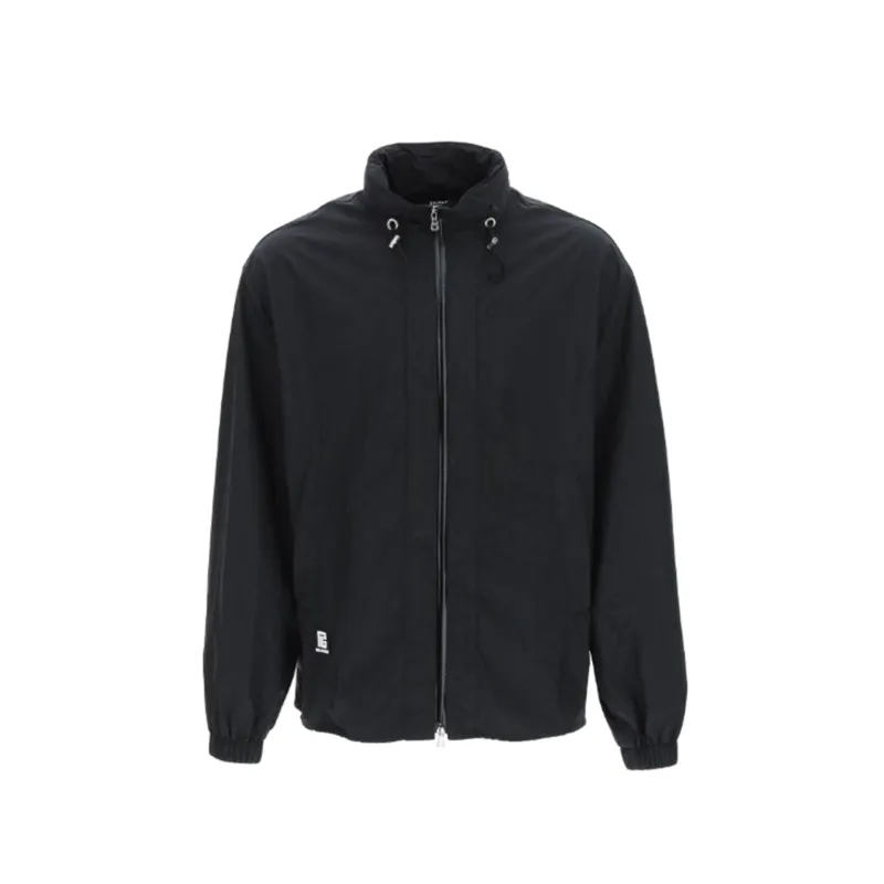 Balmain Nylon Logo Jacket-Black-MEN sold by Siebentaschen