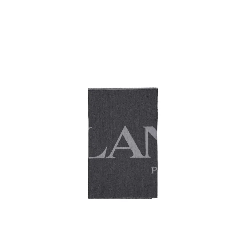 Lanvin Wool And Silk Scarf-Gray-WOMEN sold by Siebentaschen
