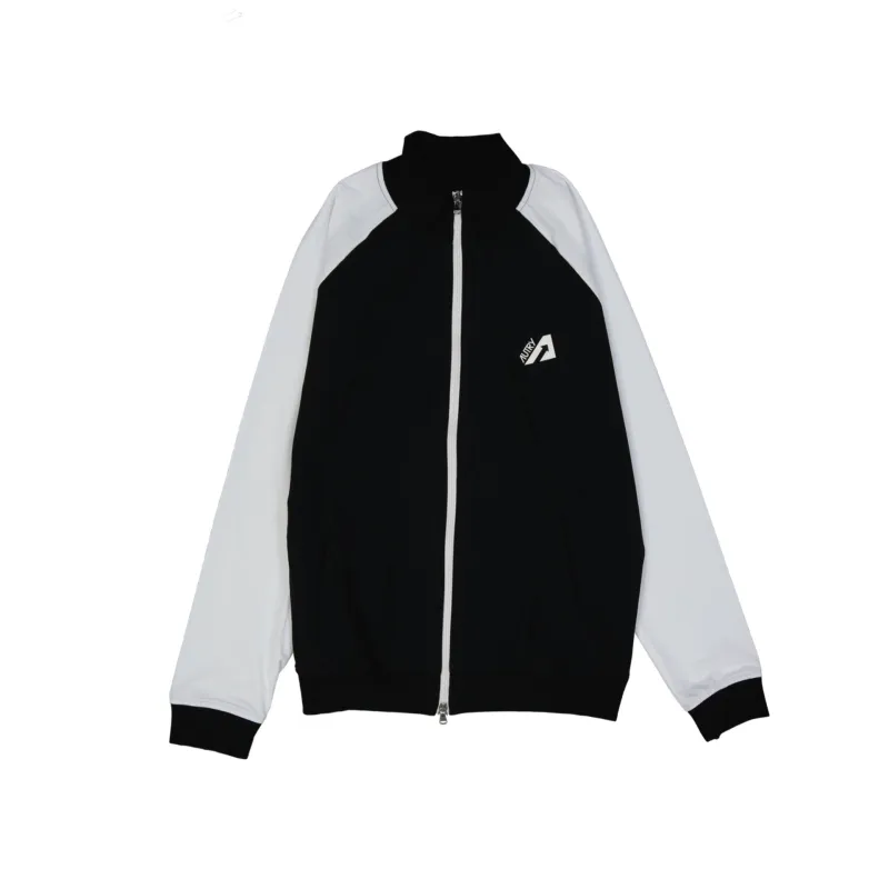 AUTRY Logo Bomber Jacket-Black-MEN made by Autry