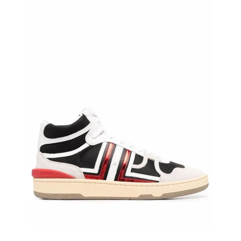Lanvin Clay High-Top Sneakers-Black-MEN made by Lanvin