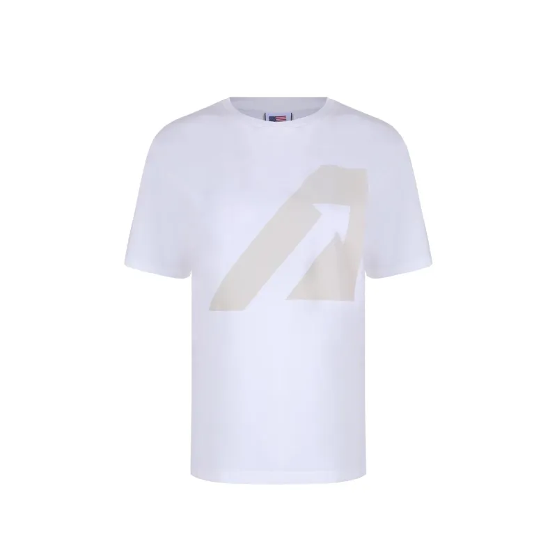 AUTRY Cotton T-shirt-White-MEN made by Autry