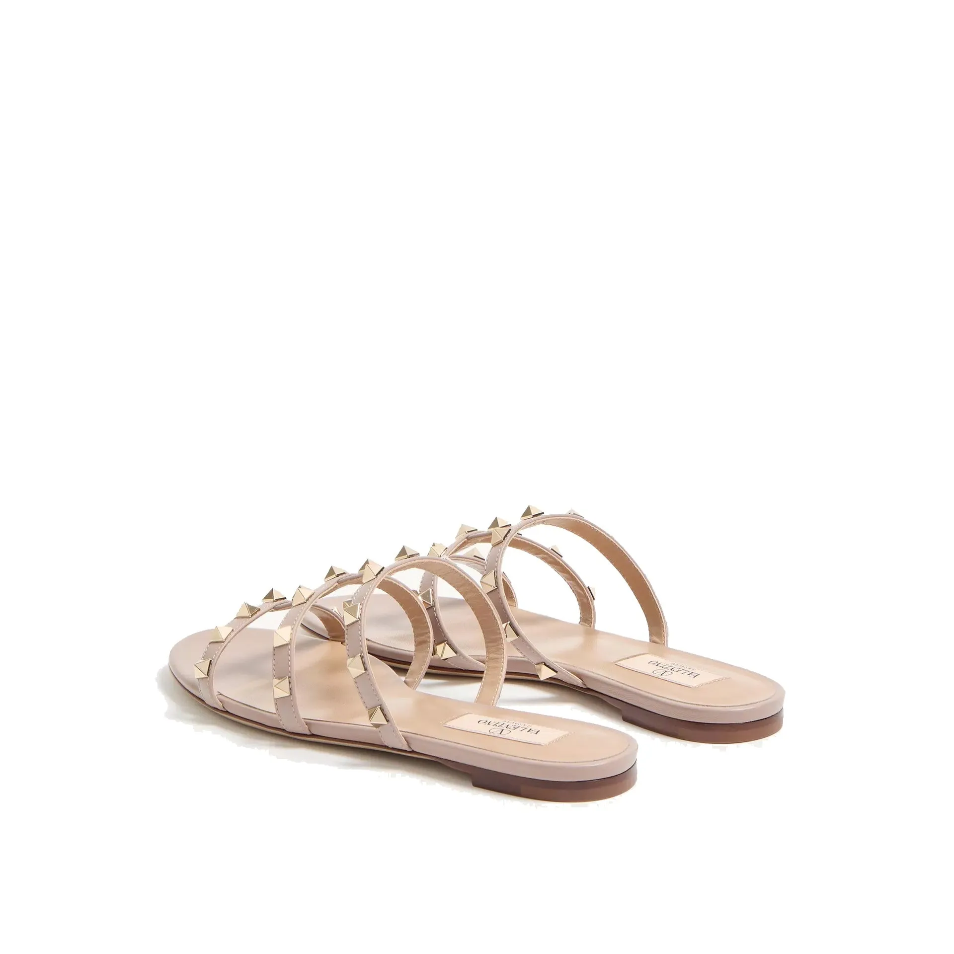 VALENTINO GARAVANI Rockstud Slide Sandals-Pink-WOMEN sold by Siebentaschen product image thumbnail 3