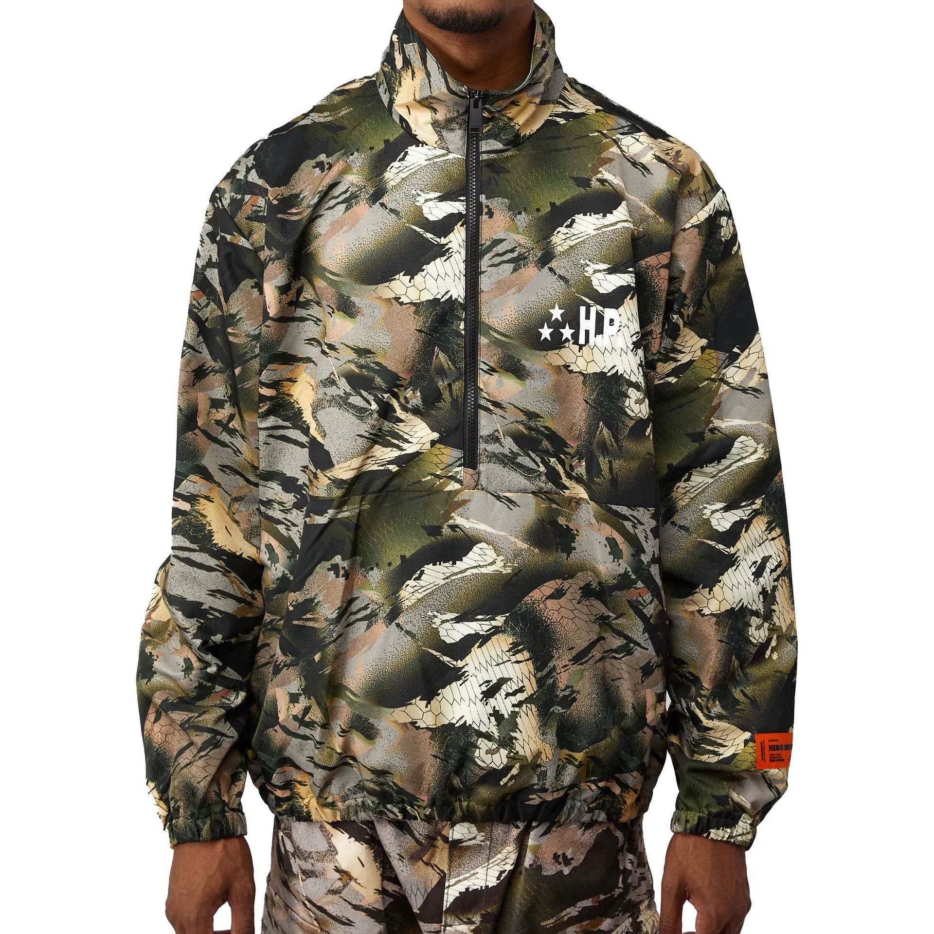 Heron Preston Camouflage Winkbreaker-Green-MEN sold by Siebentaschen product image thumbnail 2